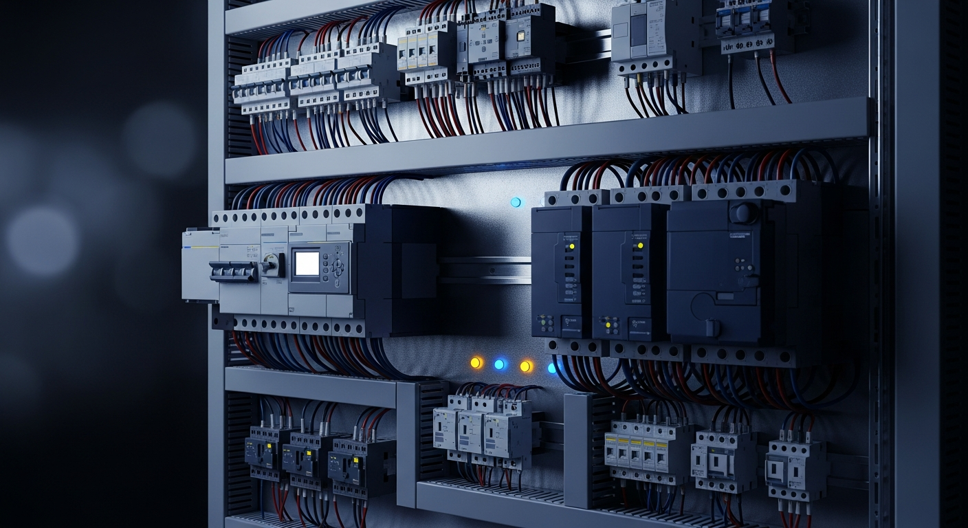 Tablero de control industrial fabricado por HG Control