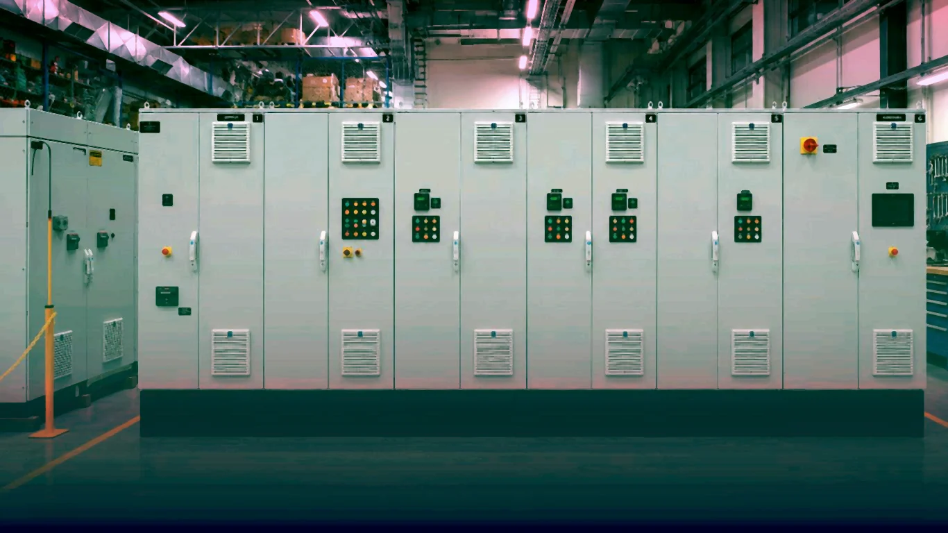 Tablero de control industrial fabricado por HG Control